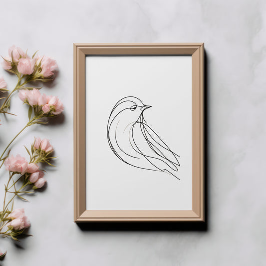 Bird Digital Decor