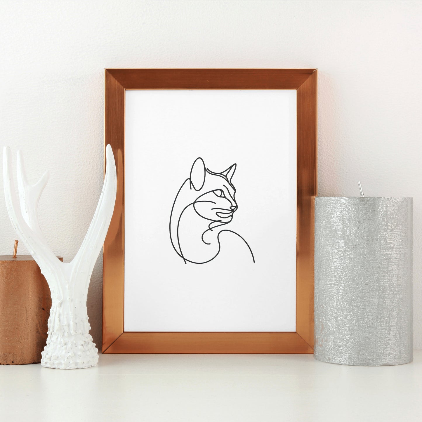 Cat Digital Decor Print