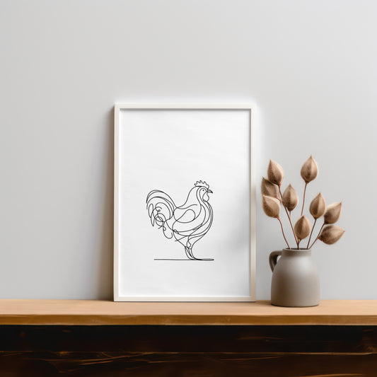 Chicken Digital Decor