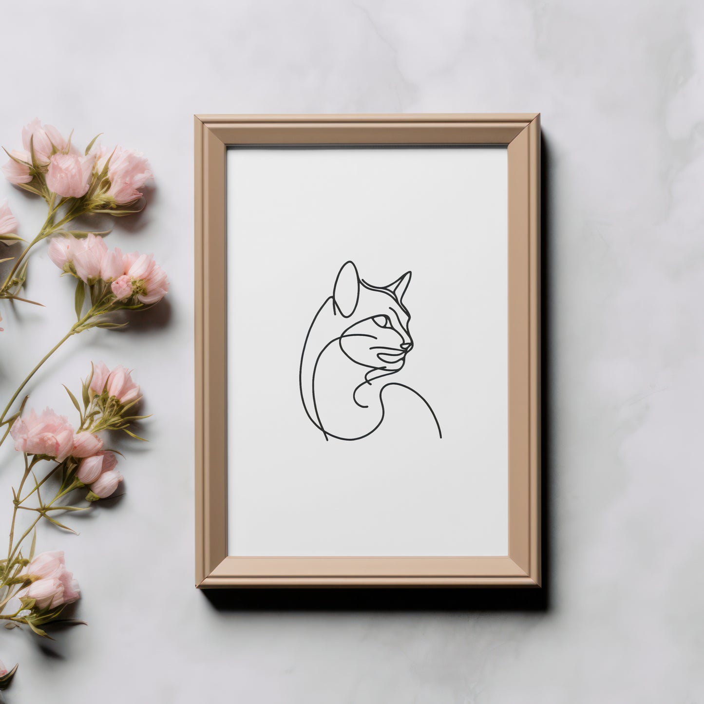 Cat Digital Decor Print