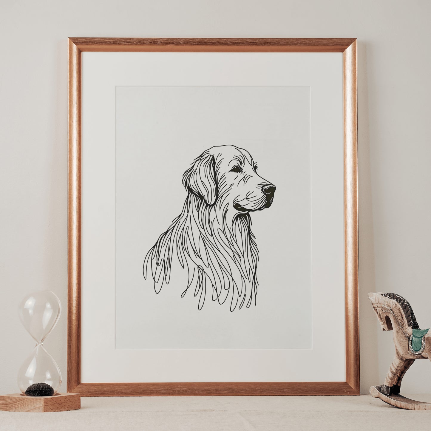 Golden Retriever Digital Decor